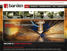 Tablet Screenshot of bardenfab.com.au